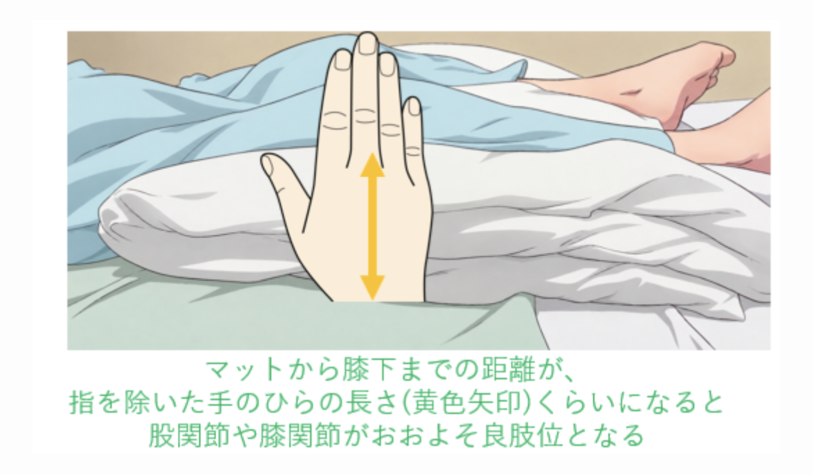 膝下高さチェック基準